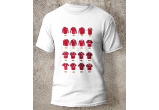 Bristol City FC Retro Art Football Shirts T-Shirt Bristol City FC Retro Art Football Shirts T-Shirt